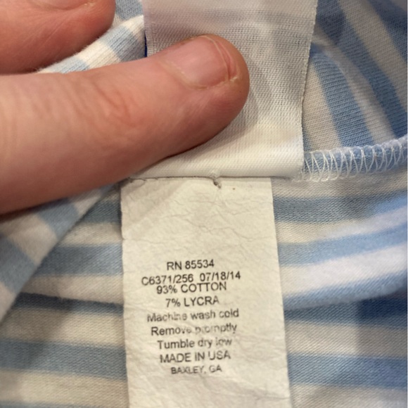 Bailey Boys Blue & White Stripe Turtleneck Shirt Top Undershirt Layer Winter 4T - Picture 10 of 10